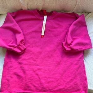 Left On Friday Swim pullover fuchsia sz 1
